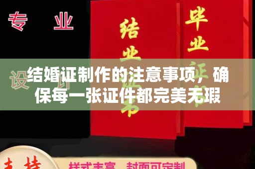 嵩县结婚证制作的注意事项，确保每一张证件都完美无瑕